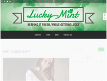 Tablet Screenshot of luckymint.com